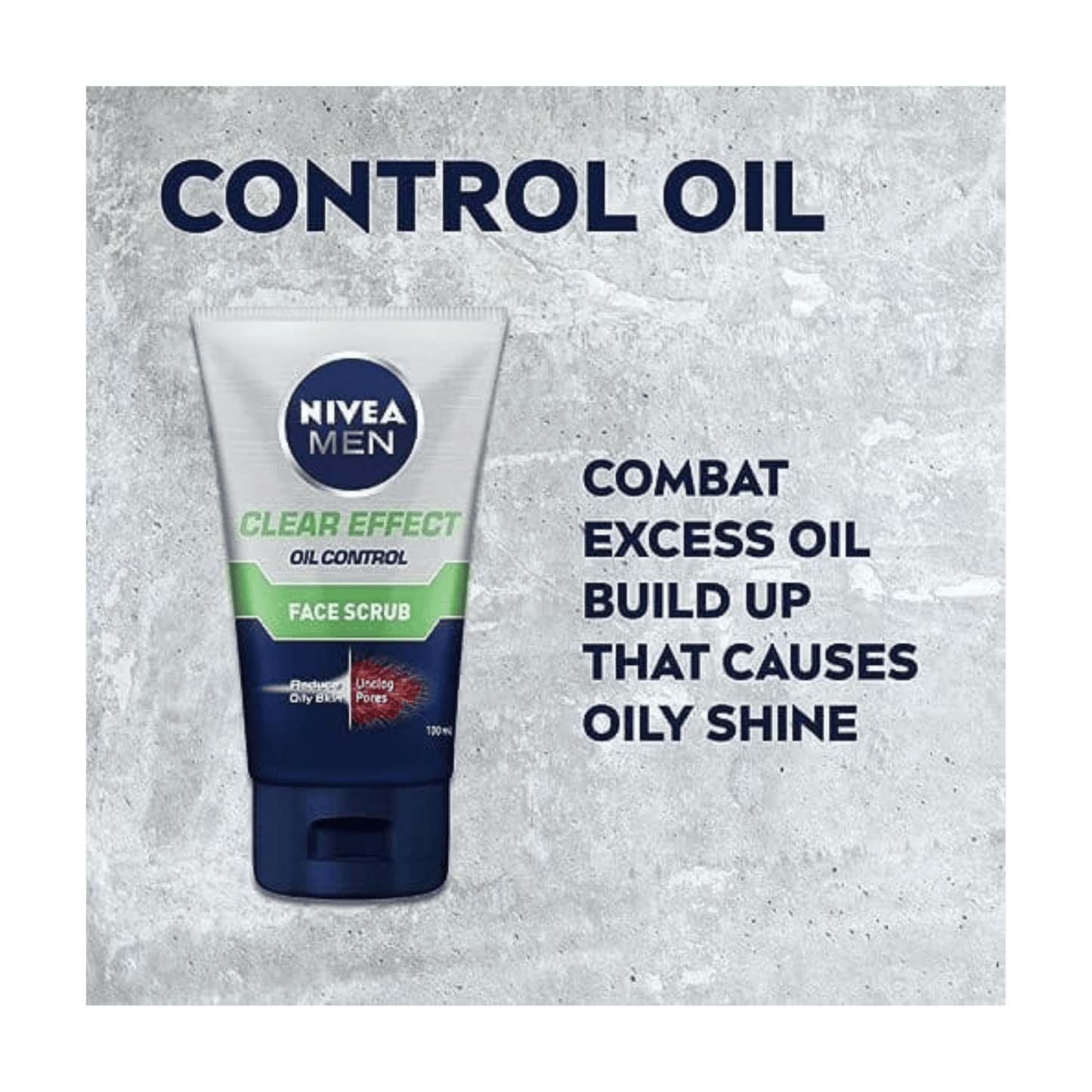 Impoted Nivea Men Facial Scrub Clear Effect Anti Face scrub