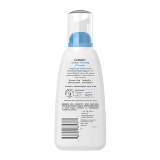 Cetaphil Gentle Foaming Cleanser for Sensitive Skin
