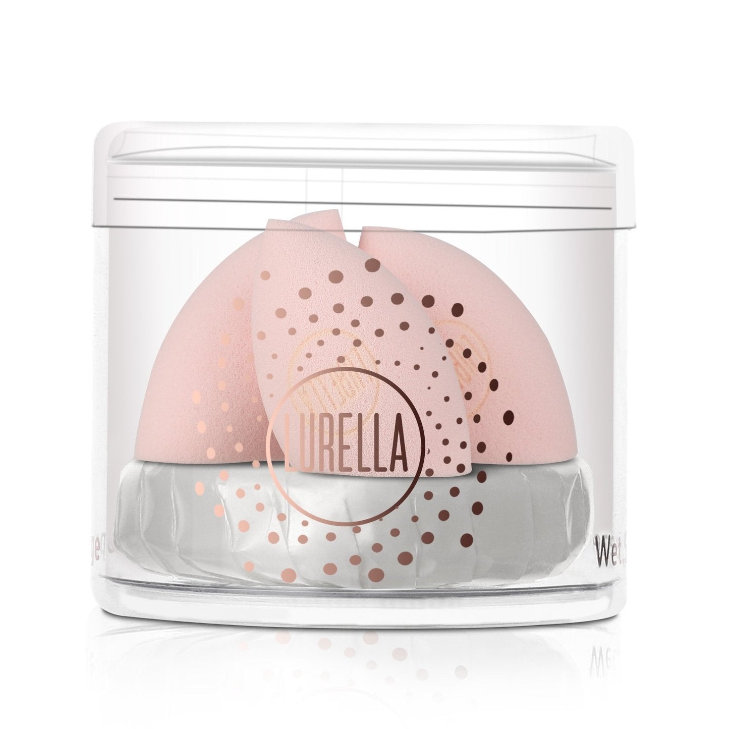 Lurella Cosmetics Mini Angled Sponge Pack - Baby Pink