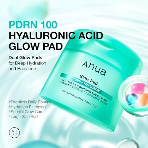 Anua PDRN 100 Hyaluronic Acid Glow Pad (60 pads)