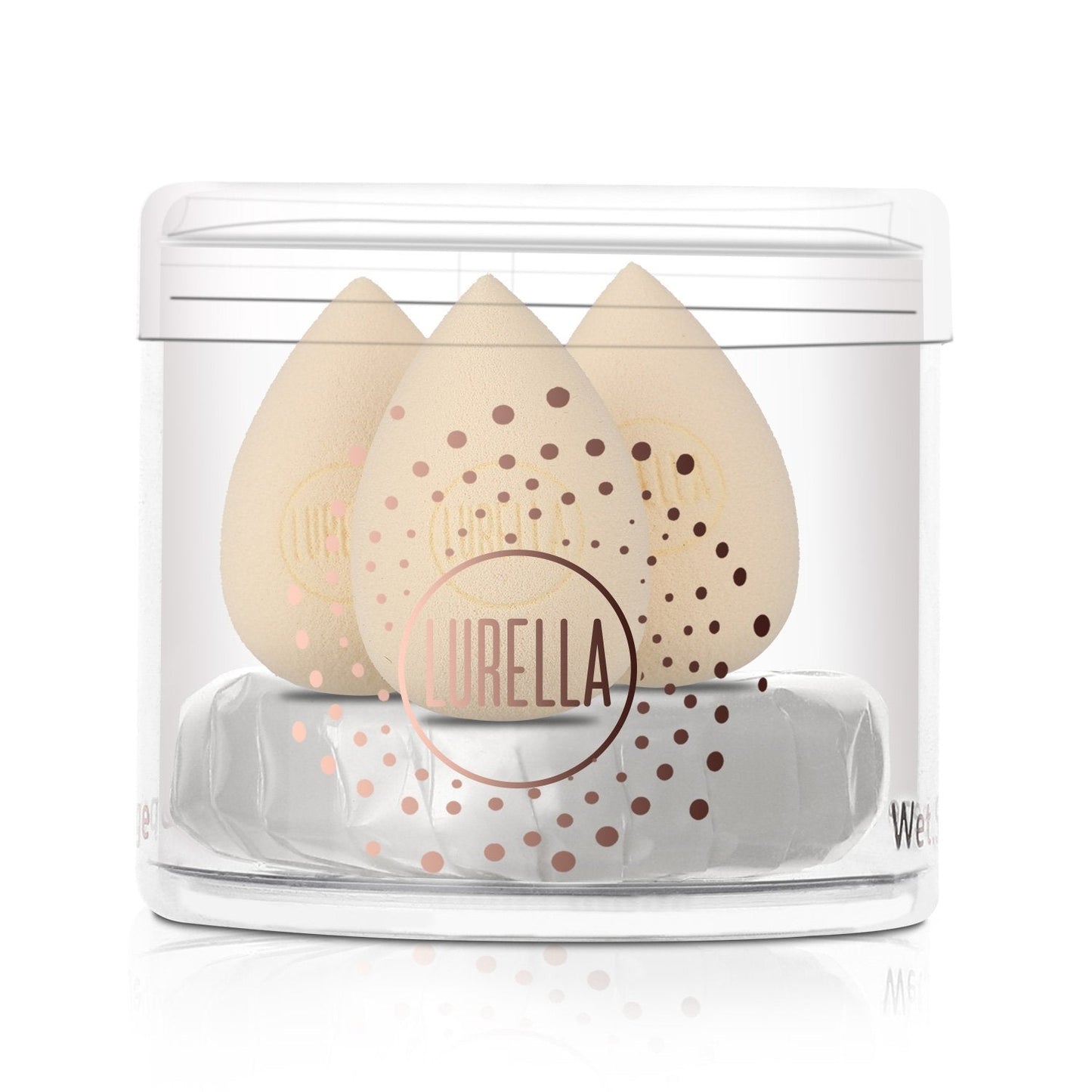 Lurella Cosmetics Mini Teardrop Sponge Pack - Beige