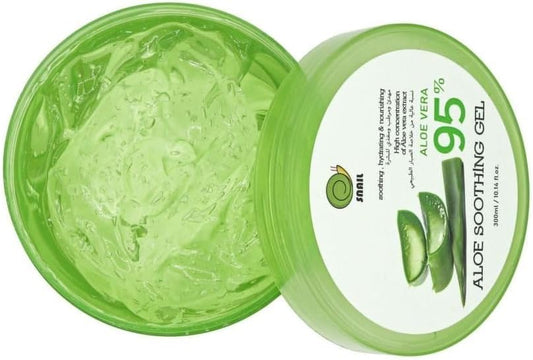 Snail Aloe Vera Gel Soothing Moisturizing Nourishing Skin 95% (300ml)