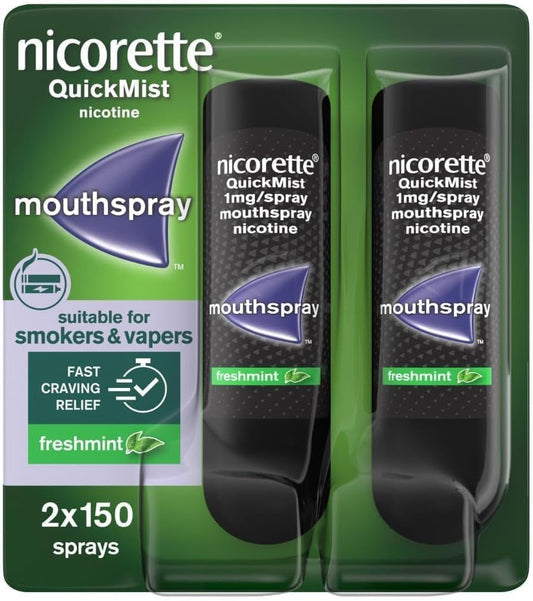 Nicorette QuickMist 1mg Nicotine Spray (300spray)