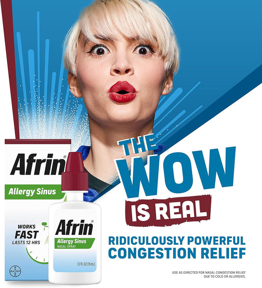 Afrin Allergy Sinus Nasal Spray (15 ml)