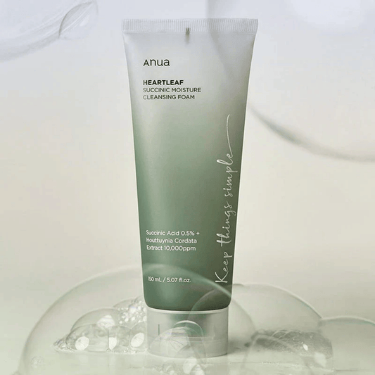 ANUA Heartleaf Succinic Moisture Cleansing Foam (150ml)