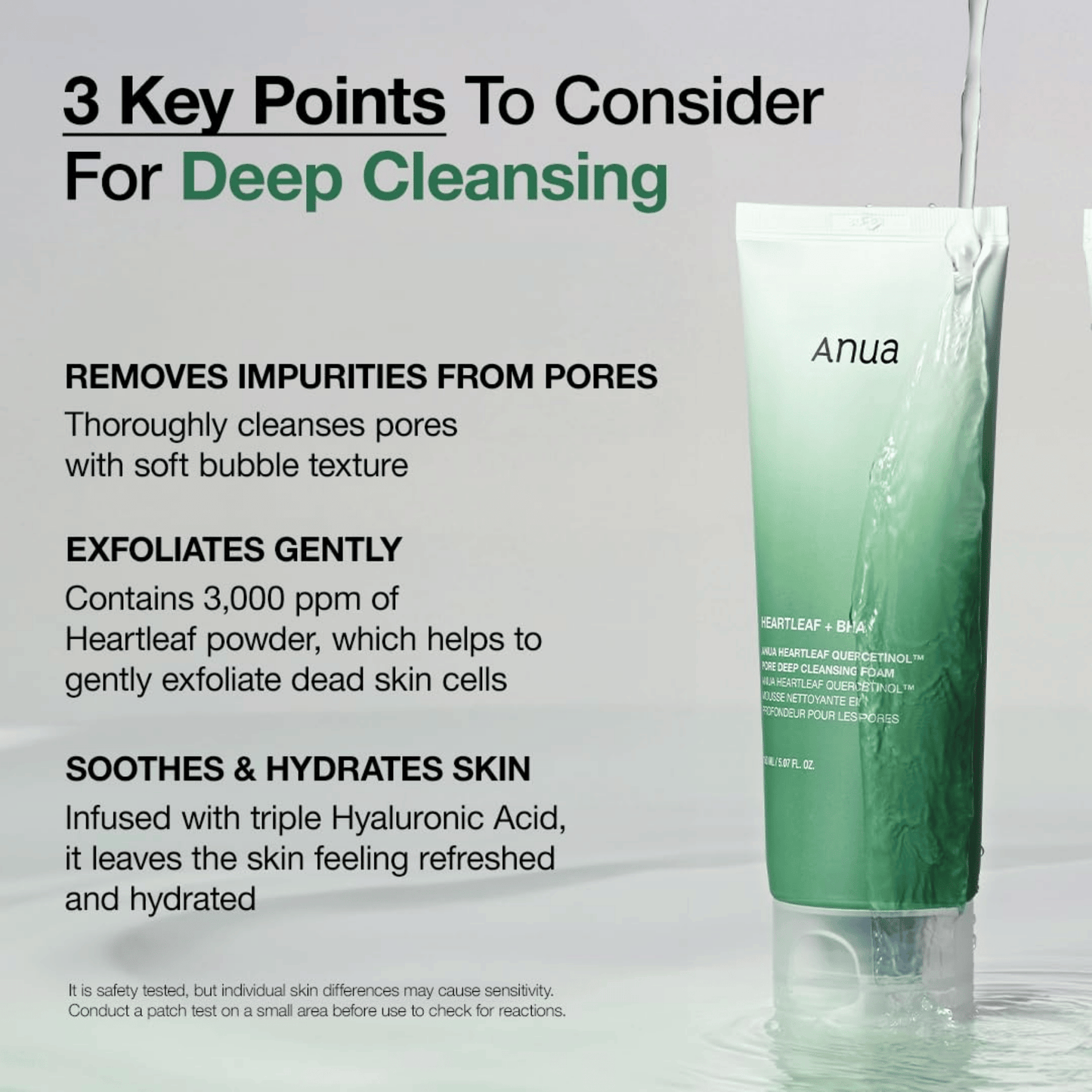 ANUA Heartleaf Succinic Moisture Cleansing Foam