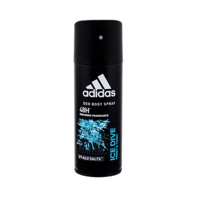 Adidas Ice Dive Deodorant Spray for Men (150ml) – Refreshing and long-lasting body spray with cool aquatic and citrus notes to keep you fresh and confident all day – Available at SkinStash.pk