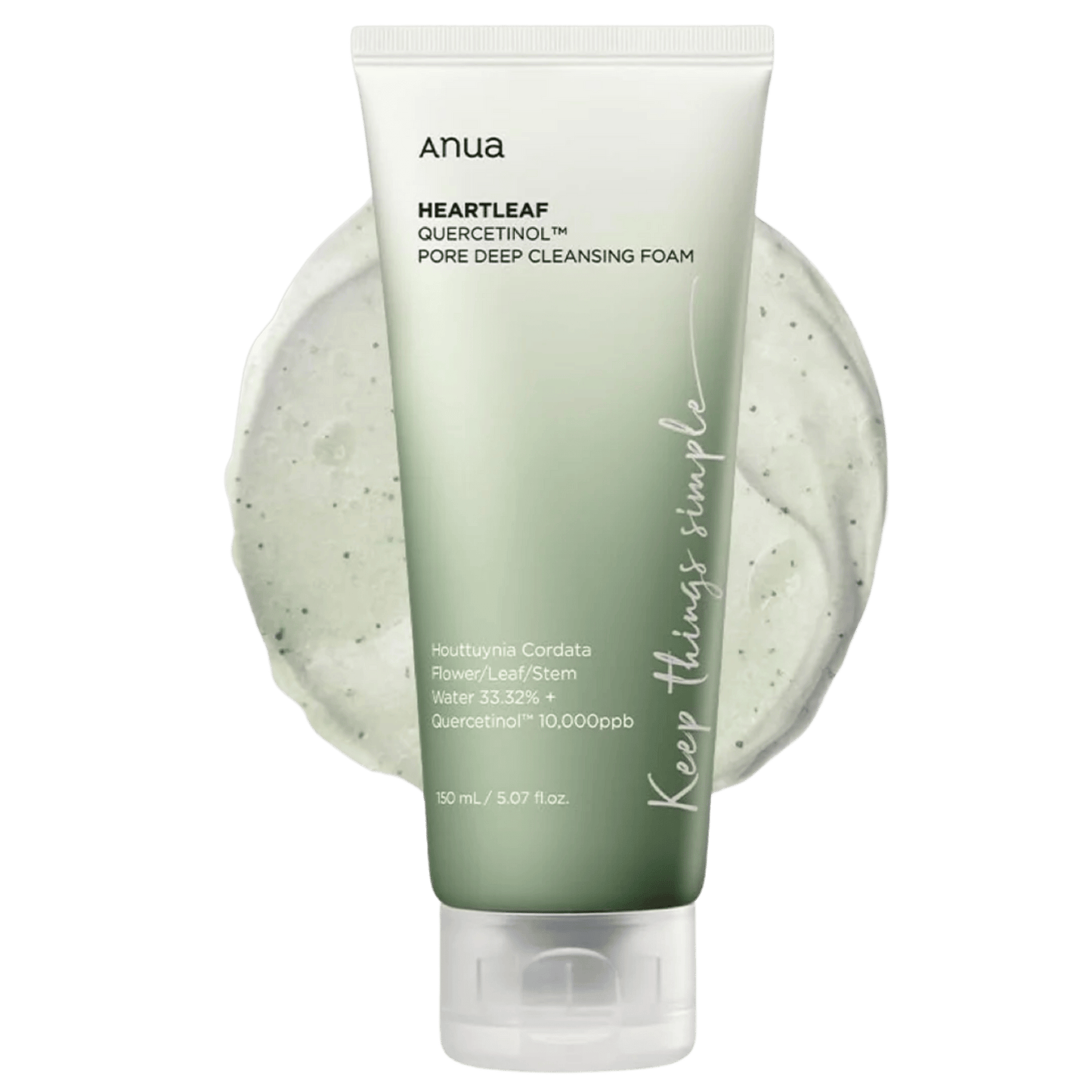 Buy Anua Heartleaf Quercetinol Pore Deep Cleansing Foam Online available at skintash.pk