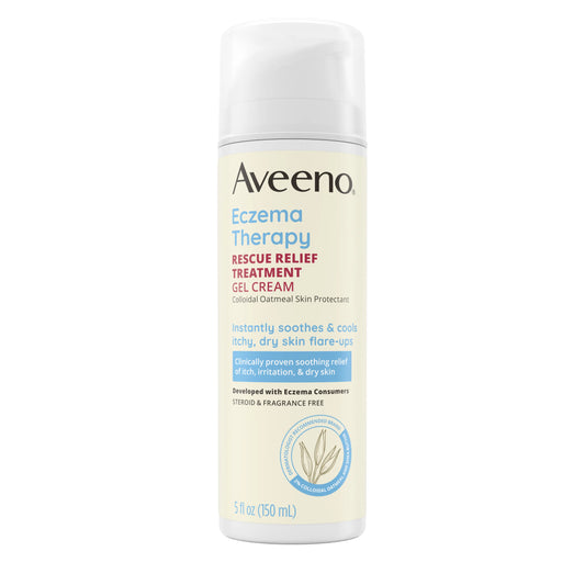 Aveeno Eczema Therapy Rescue Relief Treatment Gel Cream Available at skinstash