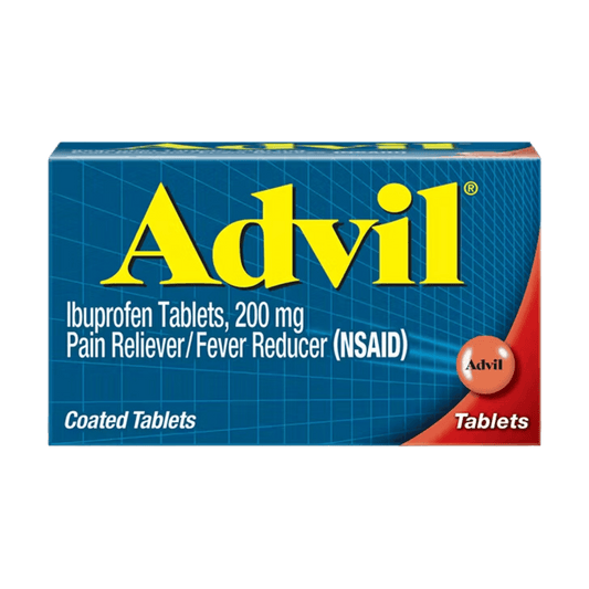 Advil 200 mg Ibuprofen Pain Reliever, Fever Reducer, 200 Tablets - For Headaches and Body Pain