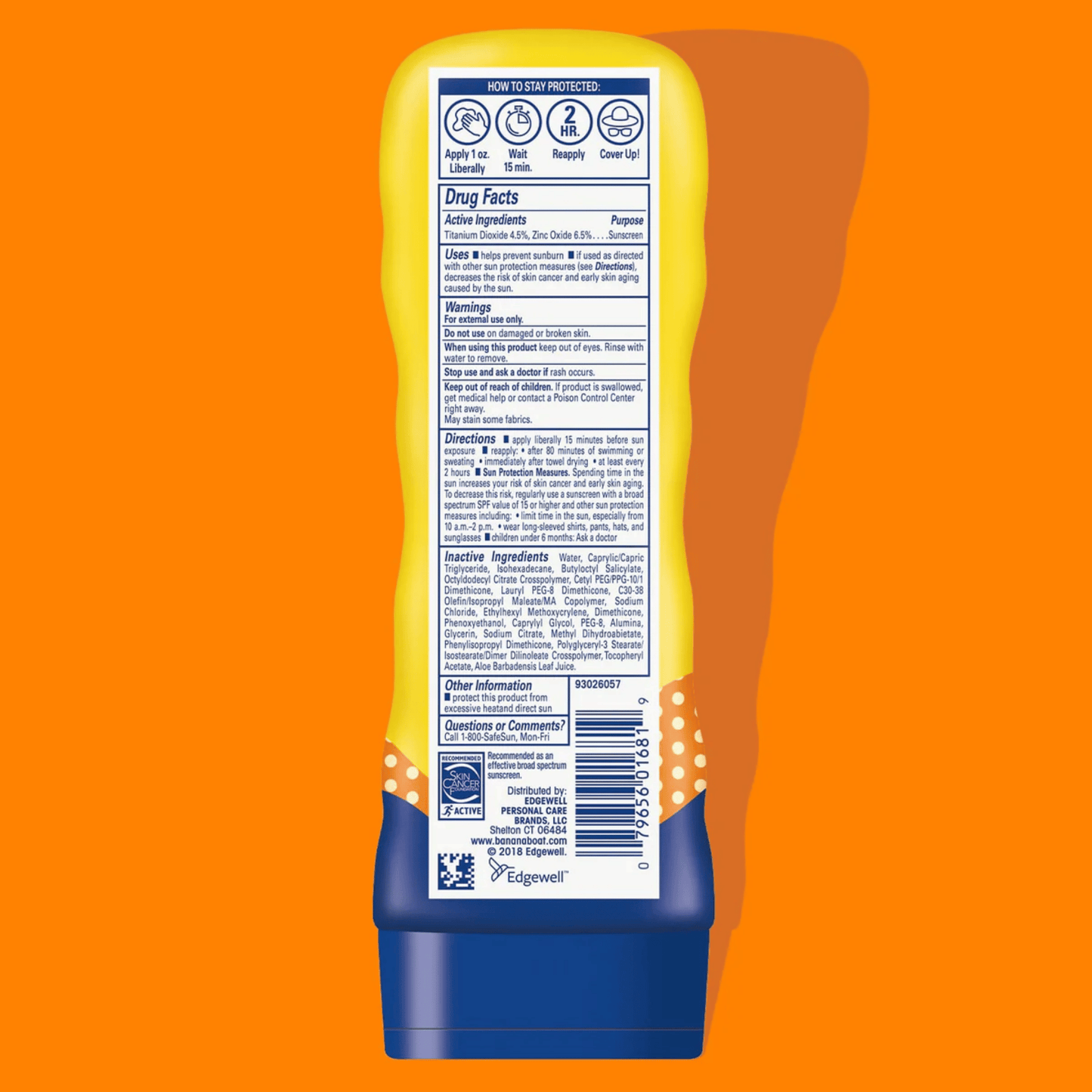 Banana Boat Kids Sport Sunscreen Lotion SPF 50+ ( 177 ml)