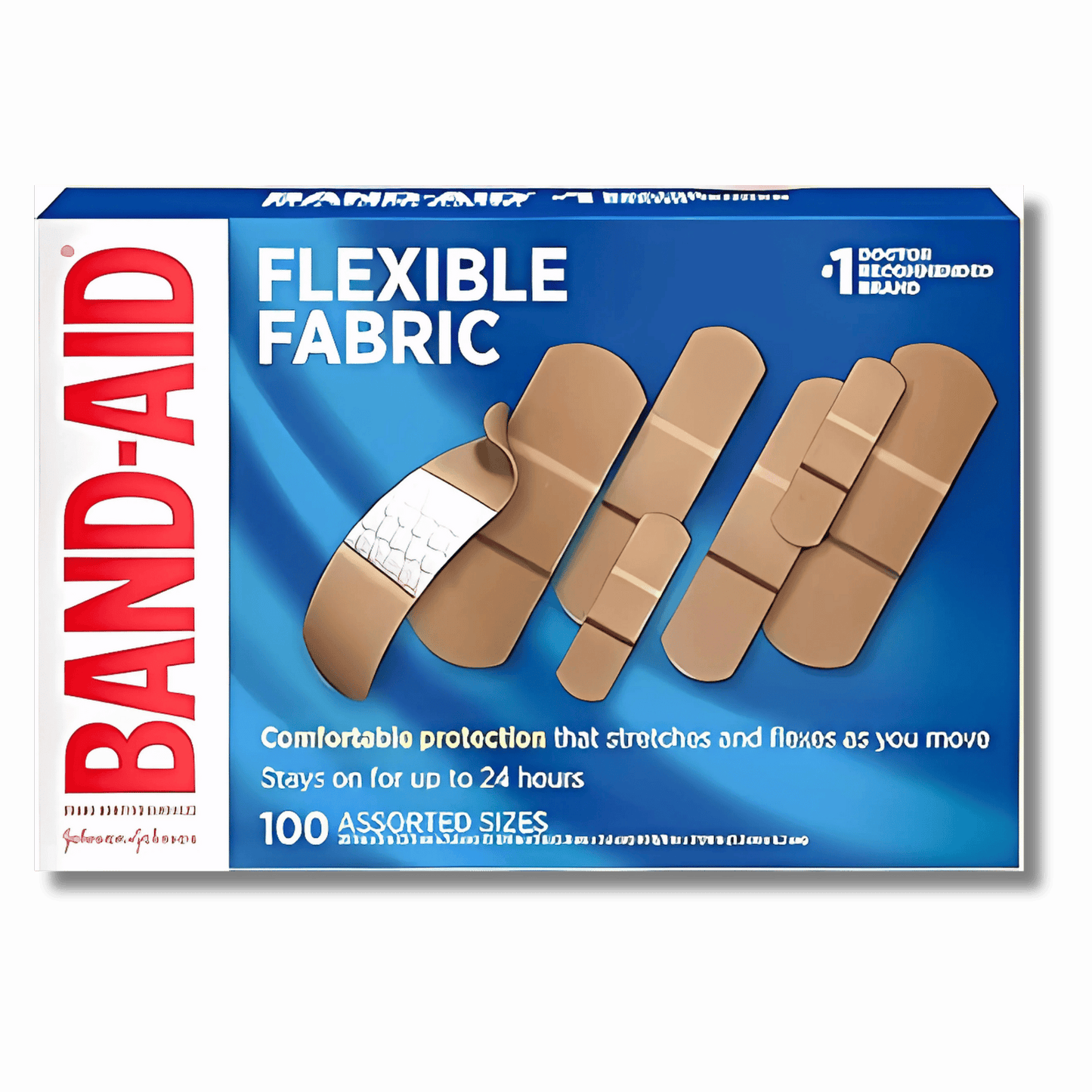 Buy Band-Aid Brand Flexible Fabric Adhesive Bandages, Assorted, 100 Ct In Pakistan