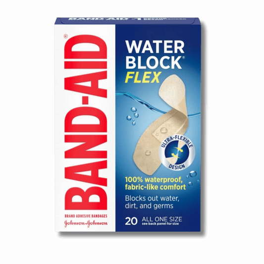 Buy Online Band-Aid Water Block Adhesive Bandages - 20ct In Pakistan From SkinStash!