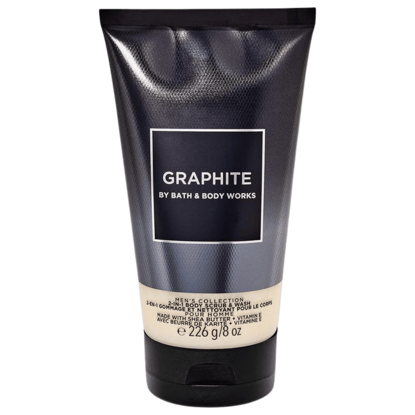 Bath & Body Works Graphite 2-in-1 Body Scrub 226g – Exfoliating and cleansing scrub for smooth, invigorated skin Available at skinstash.pk