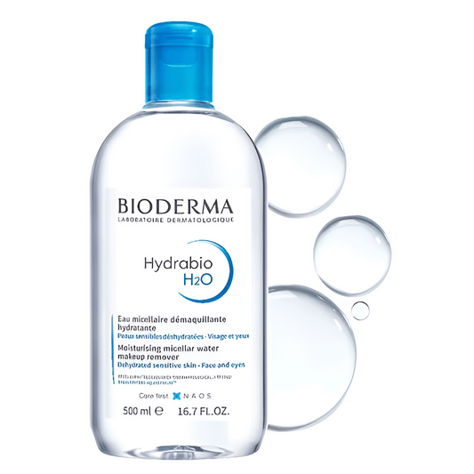 Bioderma Hydrabio H2O Micellar Water Cleanser for Dry Skin (500ml) available in pakistan at SkinStash