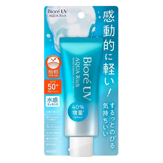 Biore UV Aqua Rich Watery essence SPF50+ 70g available at skinstash