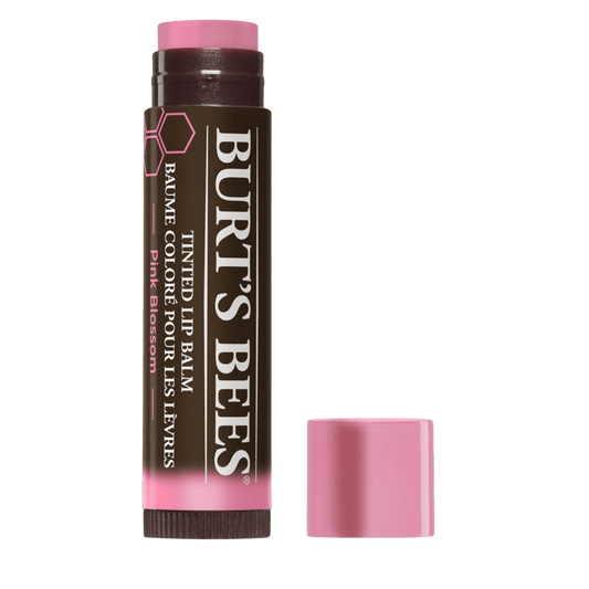 Burts Bees Natural Tinted Lip Balm Pink Blossom