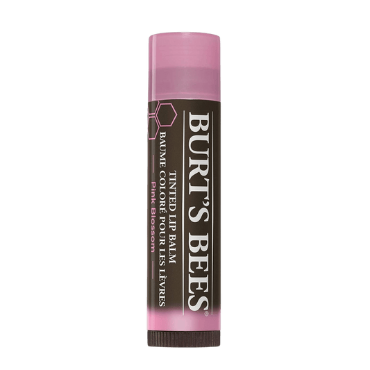 Burts Bees Natural Tinted Lip Balm Pink Blossom