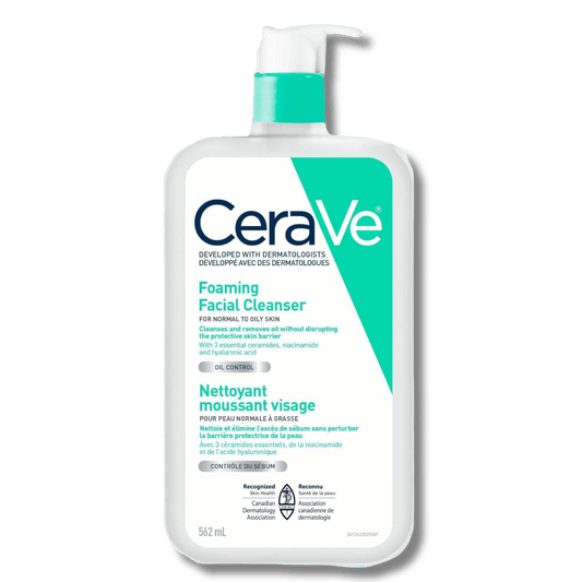 Buy CeraVe Foaming Facial Cleanser For Normal To Oily Skin Canadian Variant In SkinStash From Pakistan!
