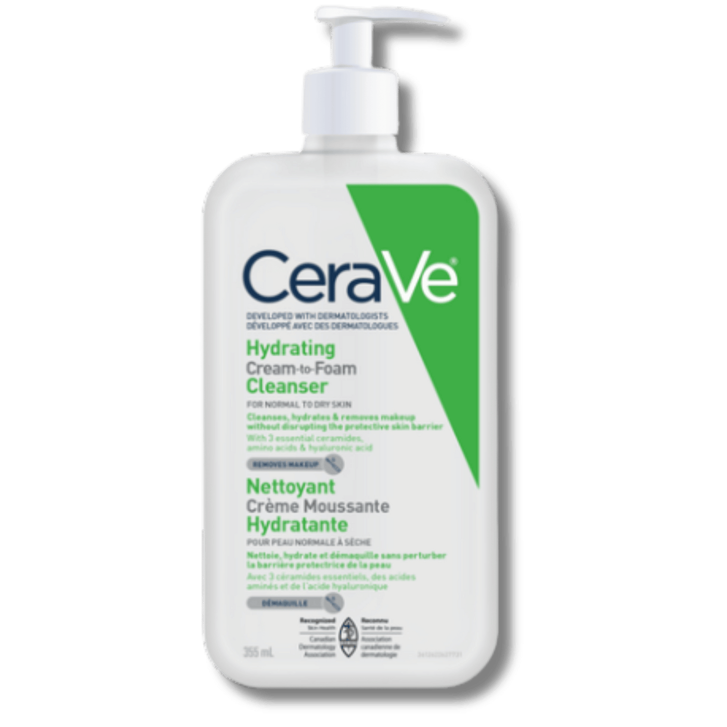 CeraVe Hydrating Cream-to-Foam Cleanser Canadian Variant