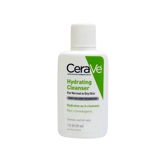CeraVe Hydrating Facial Cleanser 29ml – gentle face wash with ceramides and hyaluronic acid for dry to normal skin at Skinstash.pk