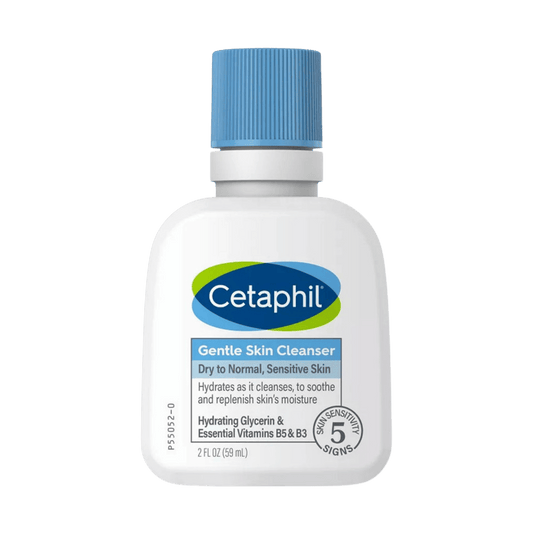 Cetaphil Gentle Skin Cleanser Hydrating 59ml – mild, non-irritating face cleanser for dry and sensitive skin at Skinstash.pk