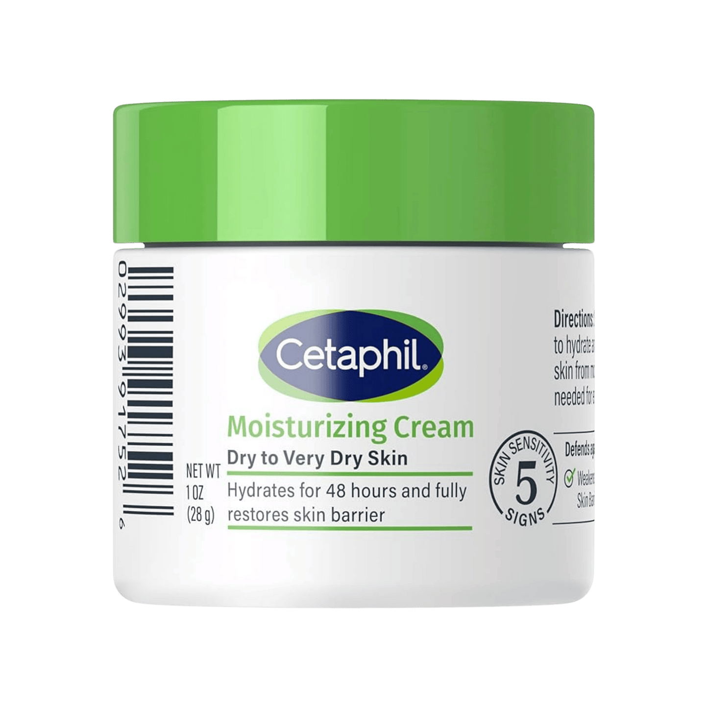 Cetaphil Moisturizing Cream 28g – rich, non-greasy moisturizer for long-lasting hydration of dry and sensitive skin at Skinstash.pk