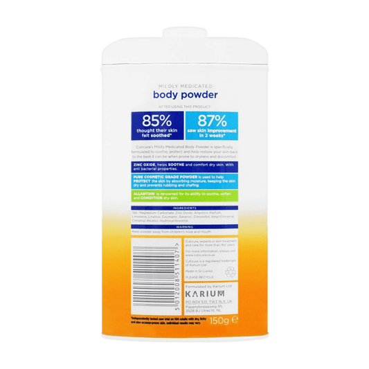 Imported Cuticura Mildly Medicated Body Powder