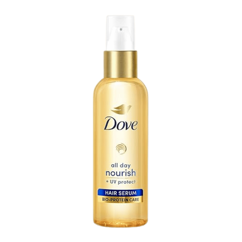 Dove All Day Nourish Uv Protect Hair Serum (100 ml) available at Skinstash.pkskintash.pk