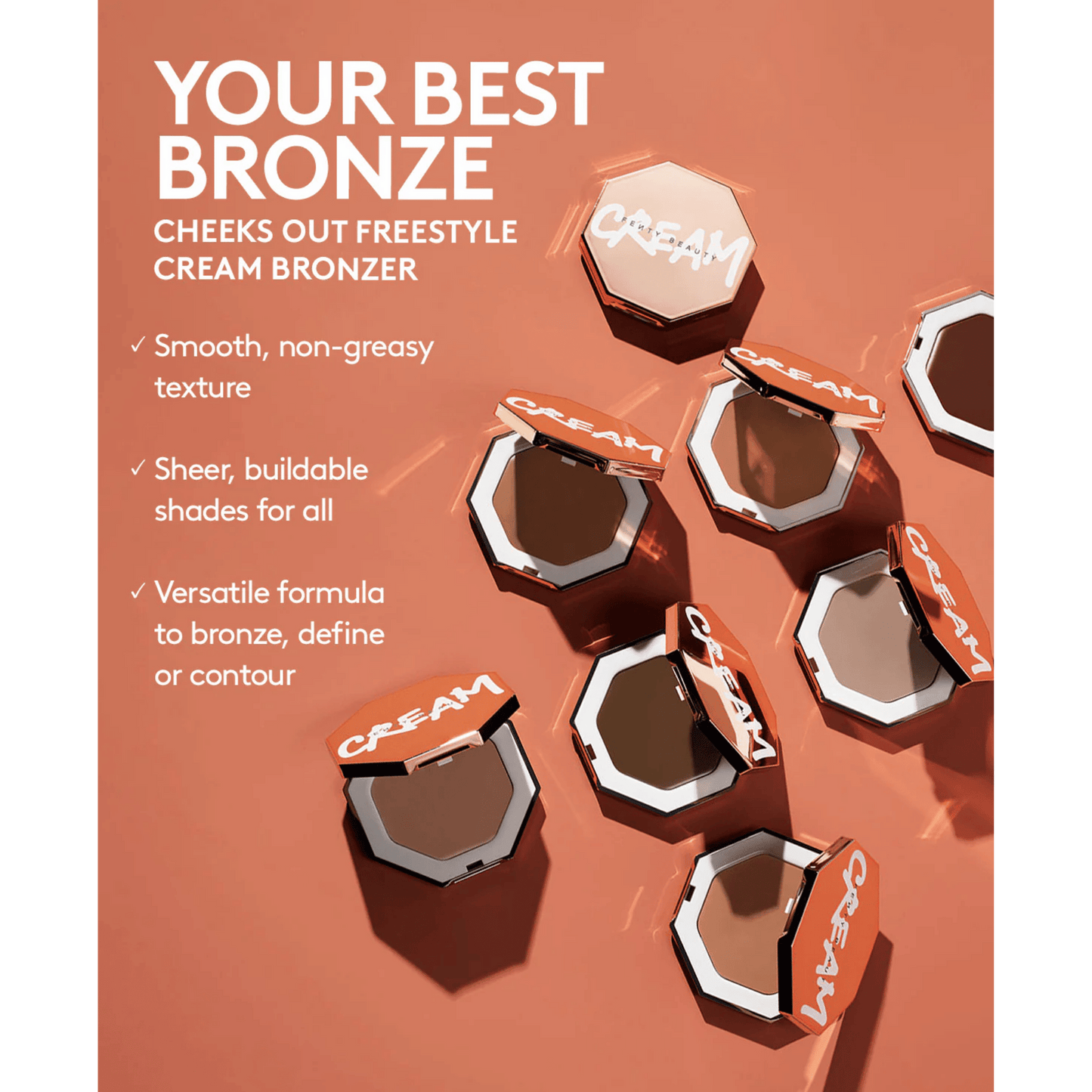 Fenty Beauty by Rihanna Cheeks Out Freestyle Cream Bronzer (6.23g)