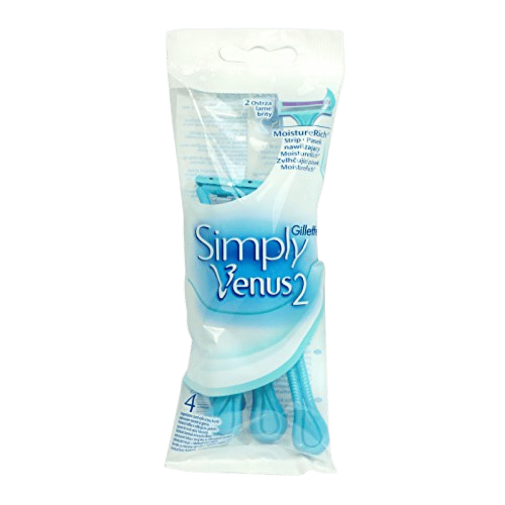 Gillette - Venus 2 Simply for Women, 4 Pc