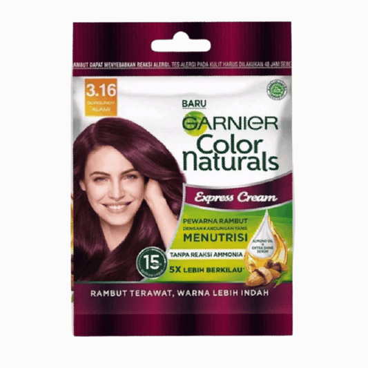 Garnier Color Natural Express Cream 3.16 Burgundy Alami (20 g) available at skinstash.pk