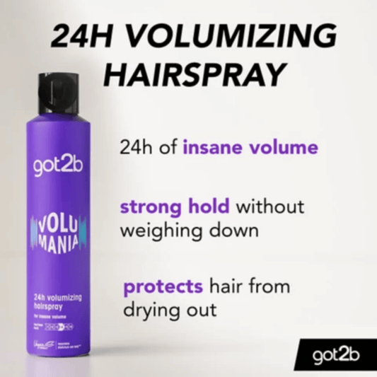 Got2b Volumania 24h Volumising Hair Spray For Insane Volume