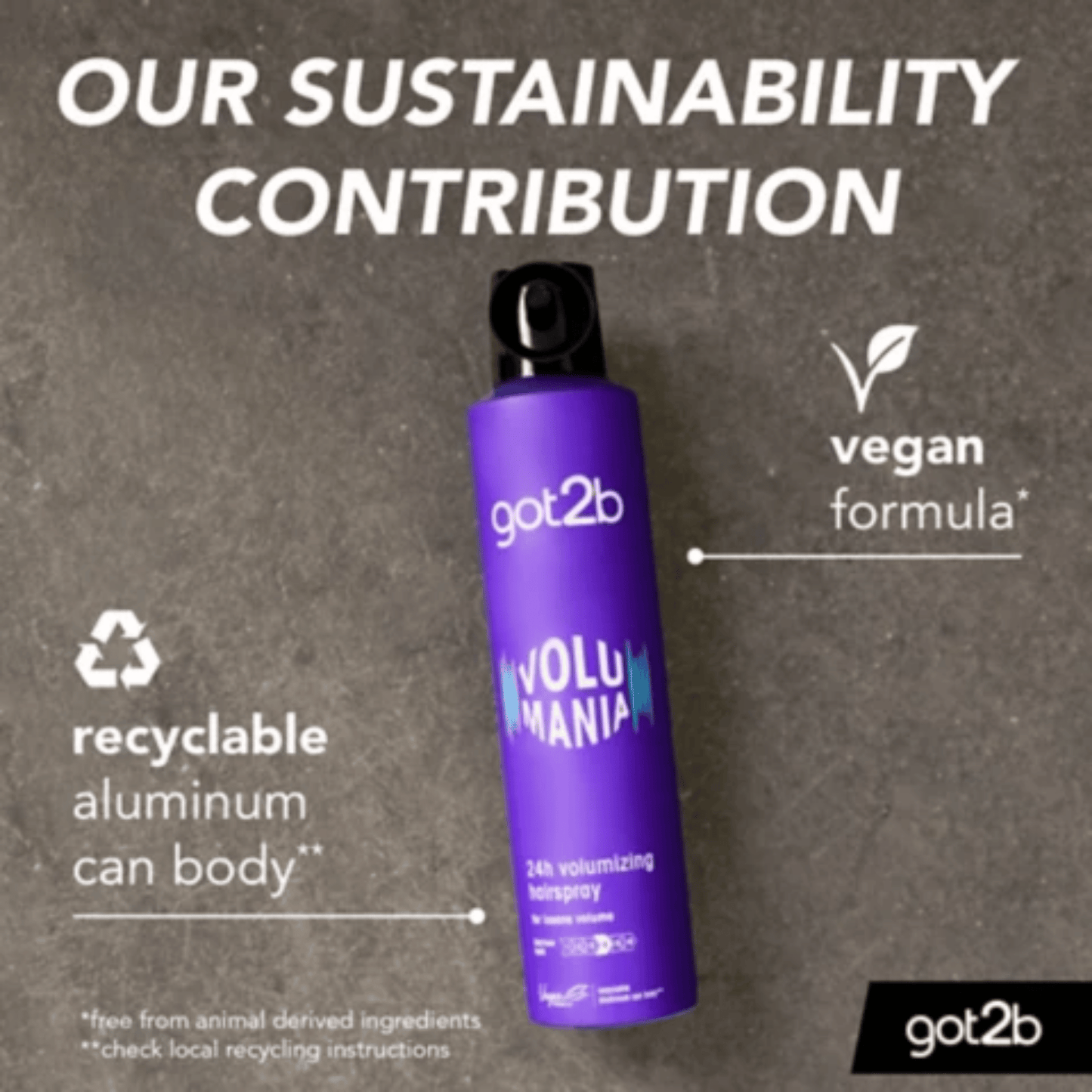 Got2b Volumania 24h Volumising Hair Spray For Insane Volume