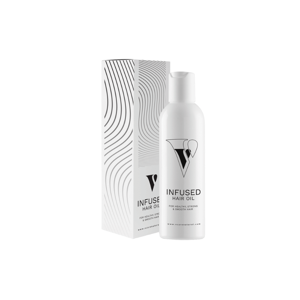 VCare Natural Infused Hair Oil (100ml) – Nourishing herbal hair oil for stronger, shinier, and healthier hair – Shop now at Skinstash.pk