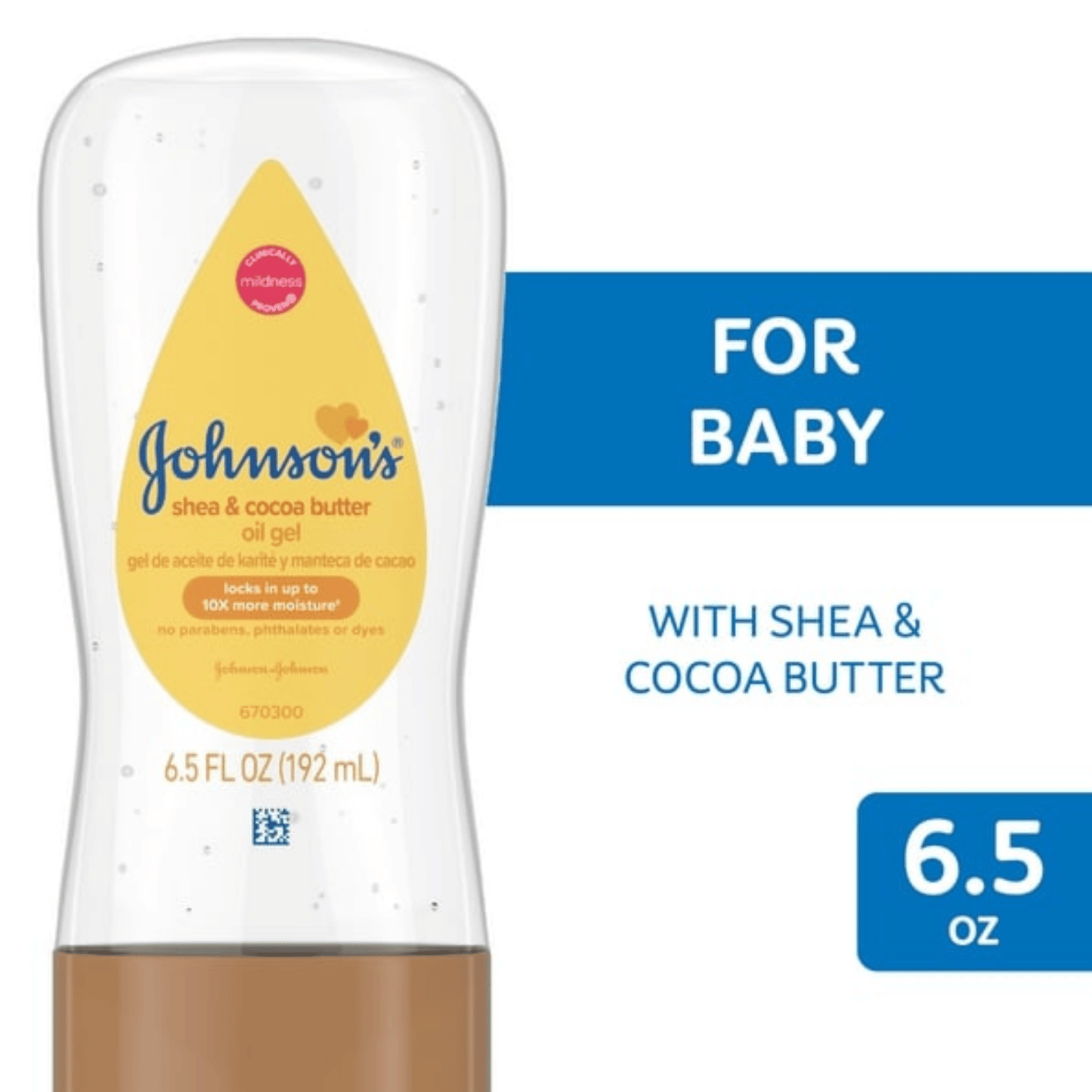 Johnson's Shea & Cocoa Butter Oil Gel (192 ml)
