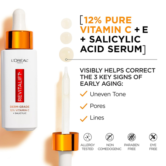 Impordet L'Oréal Paris Revitalift 12% Vitamin C + E + Salicylic Acid Serum in pakistan