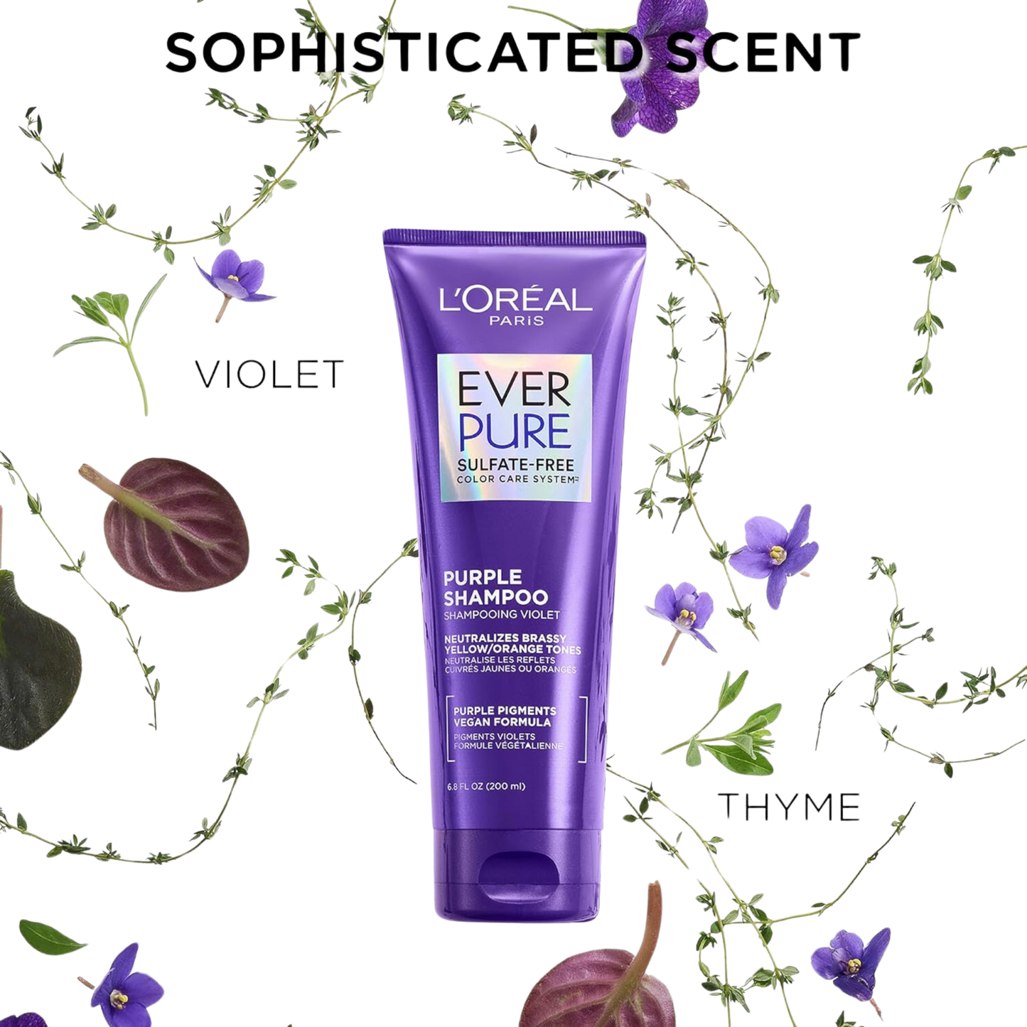 L'Oréal Paris EverPure Sulfate-Free Brass Toning Purple Shampoo