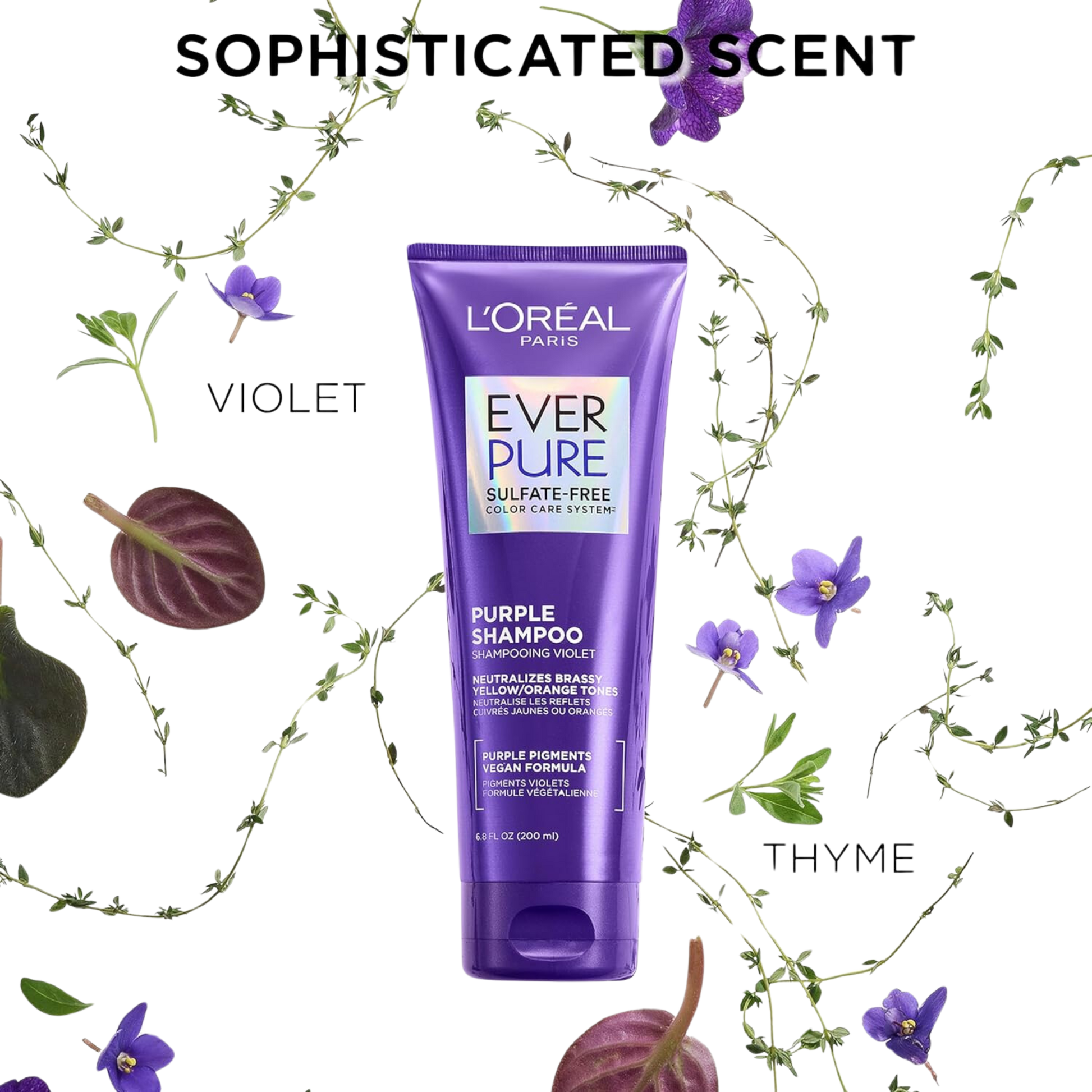 L'Oréal Paris EverPure Sulfate-Free Brass Toning Purple Shampoo
