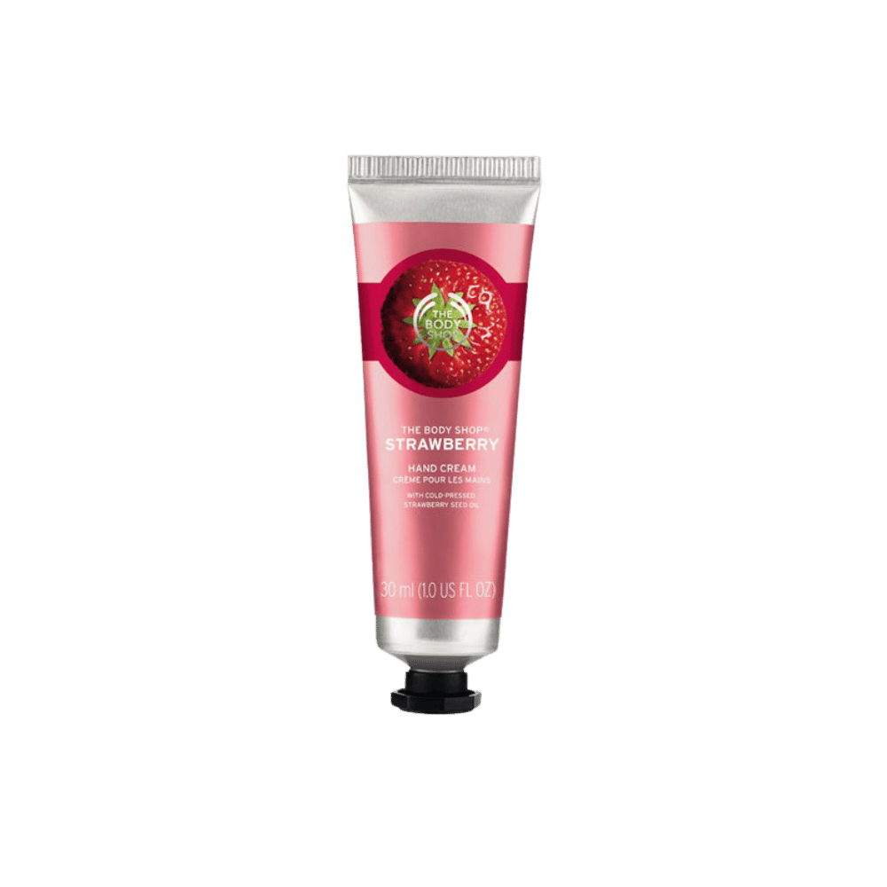 The Body Shop Strawberry Hand Cream (30ml) available at skintash.pk