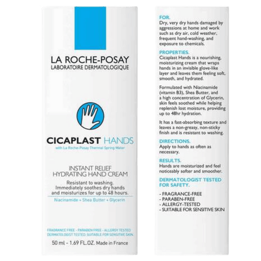 Buy La Roche-Posay Cicaplast Hands Soothing Hand Cream (50ml) In Pakistan