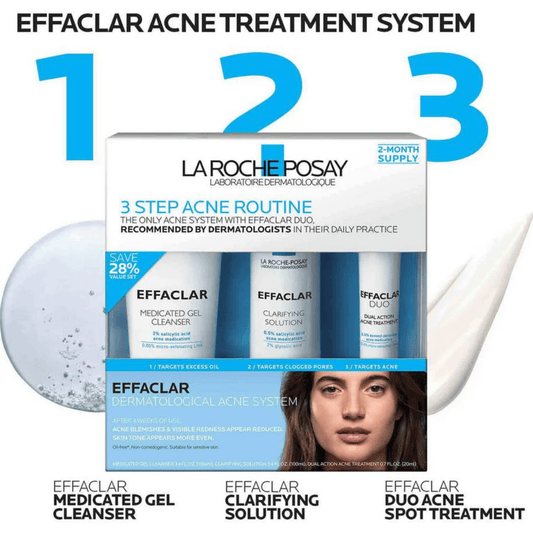 Effaclar 3 Step Acne Treatment for Clearer Skin