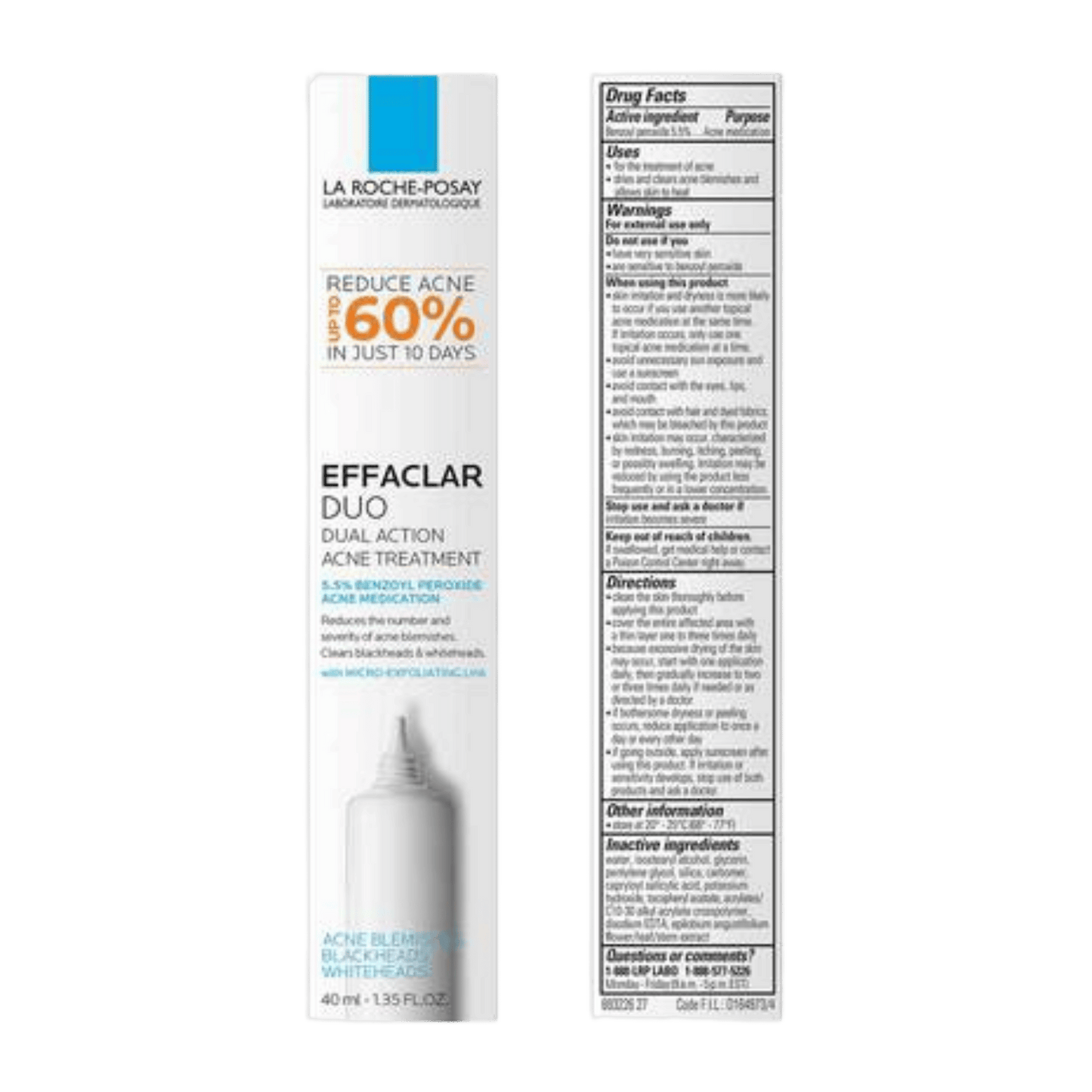 La Roche-Posay Effaclar Duo Dual Action Acne Treatment (20 ml)