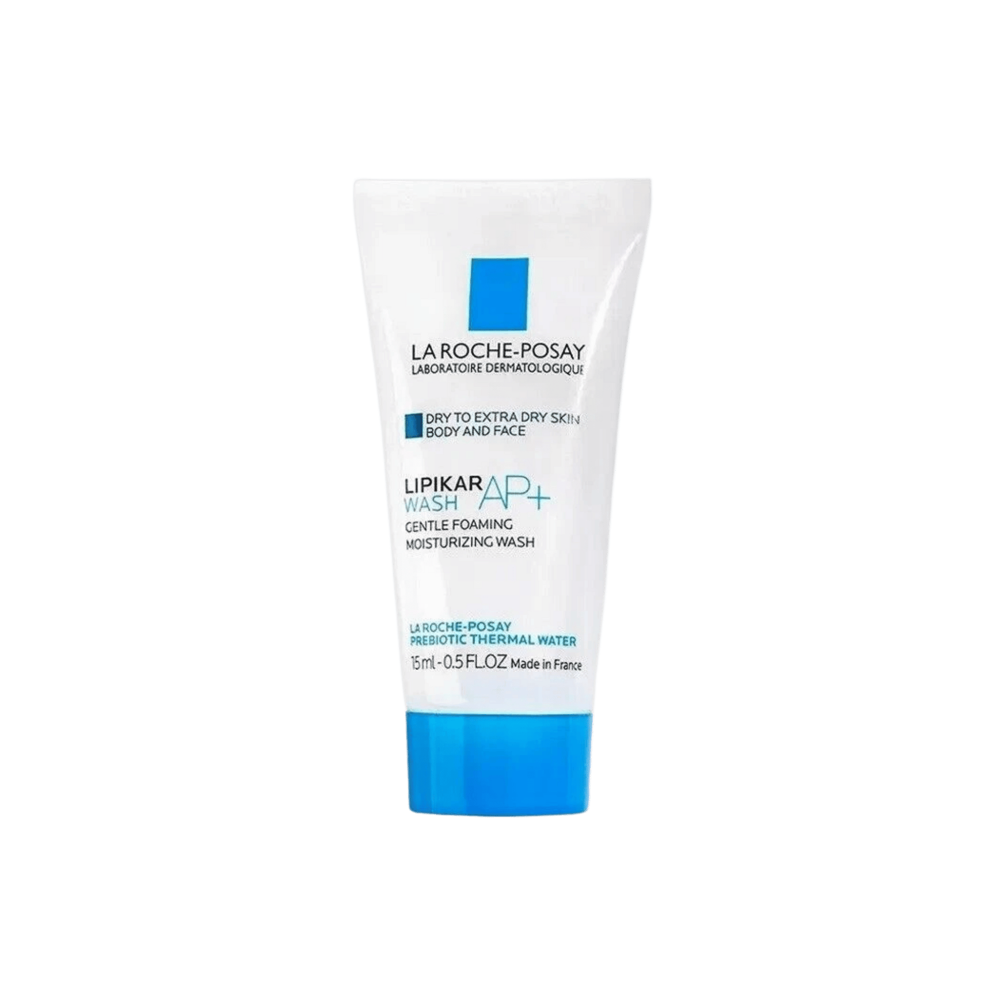 La Roche-Posay Lipikar AP+ Gentle Foaming Wash 15ml – ultra-gentle body wash for dry, eczema-prone skin with soothing and hydrating care at Skinstash.pk