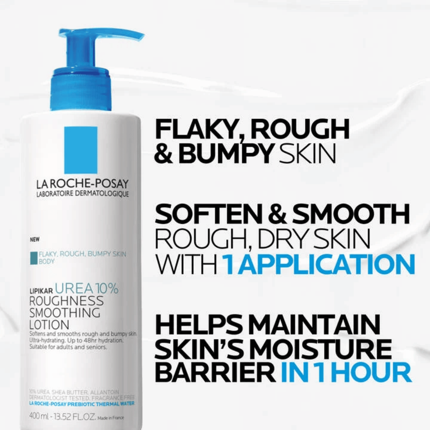 La Roche-Posay Lipikar Urea 10% Roughness Smoothing Lotion (400ml)