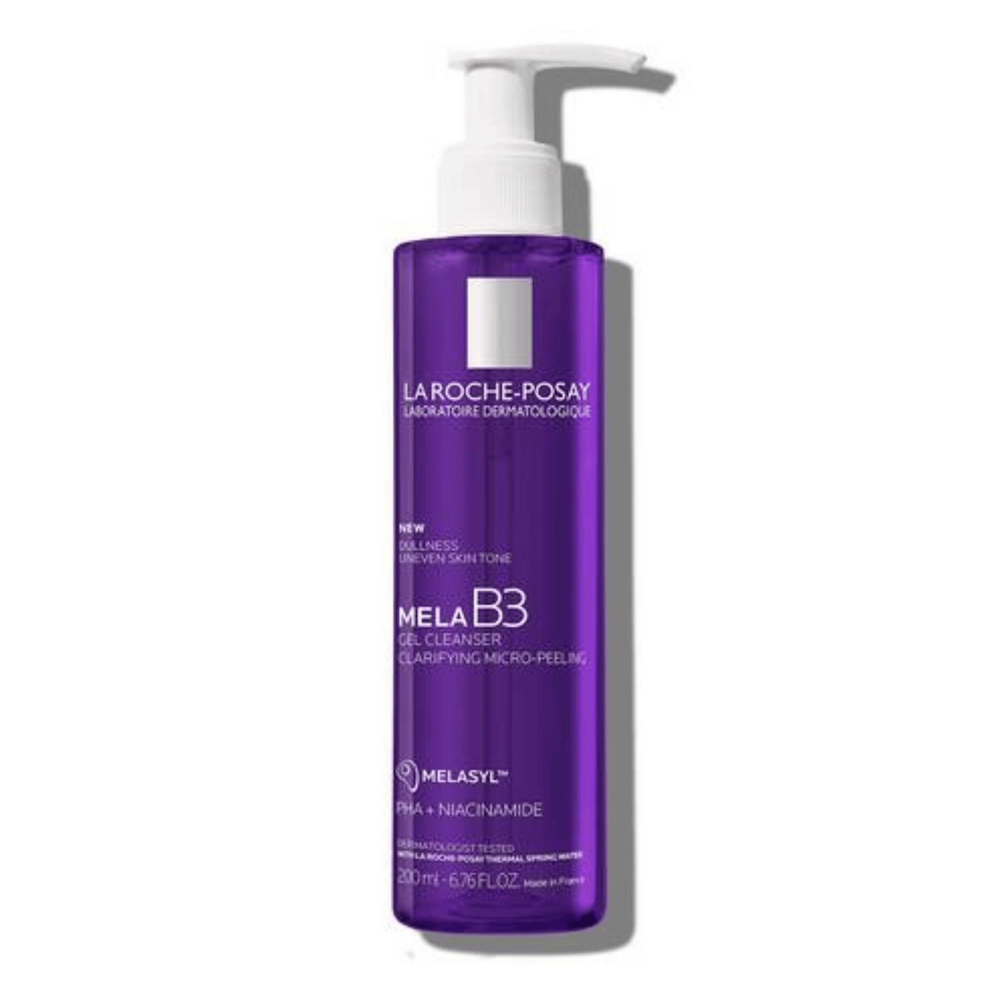 La Roche-Posay Mela B3 Gel Cleanser (200ml) – Brightening gel cleanser with B3 vitamin to reduce dark spots, even skin tone, and gently cleanse – Available at SkinStash.pk