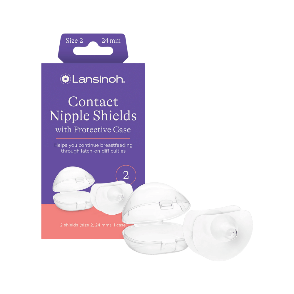 Lansinoh contact nipple shields with protective case available at skinstash.pk