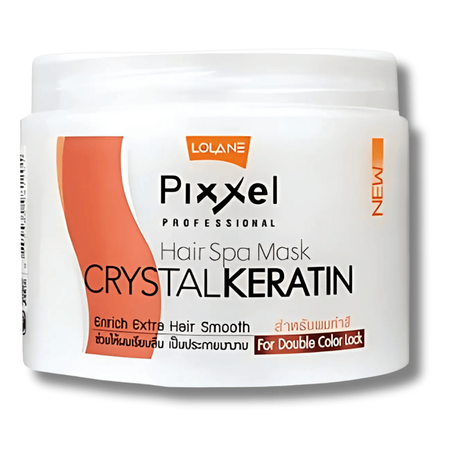 Buy Online Lolane Pixxel Hair Spa Mask Crystal Keratin For Double Color Black (450g) In SkinStash!