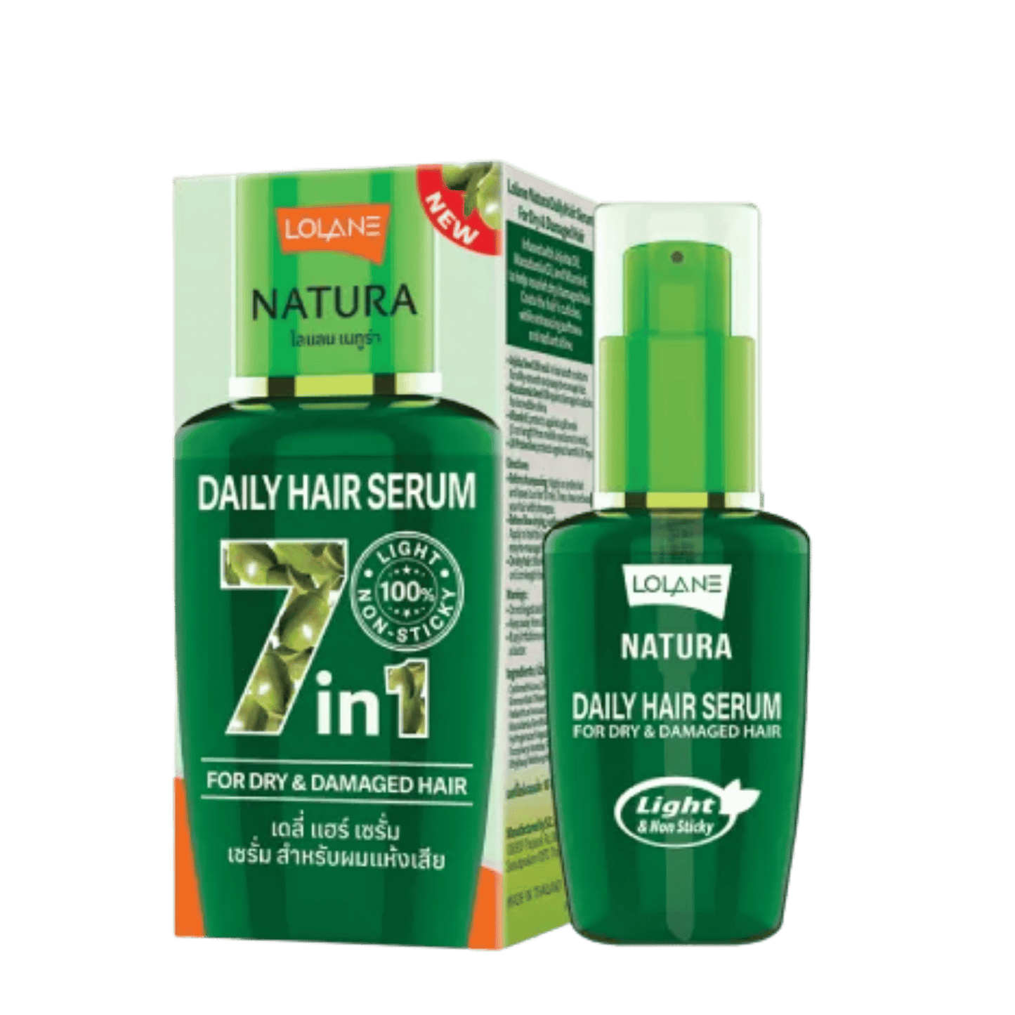 Lolane Natura Daily Hair Serum For Dry & Damage Hair (50 ml)