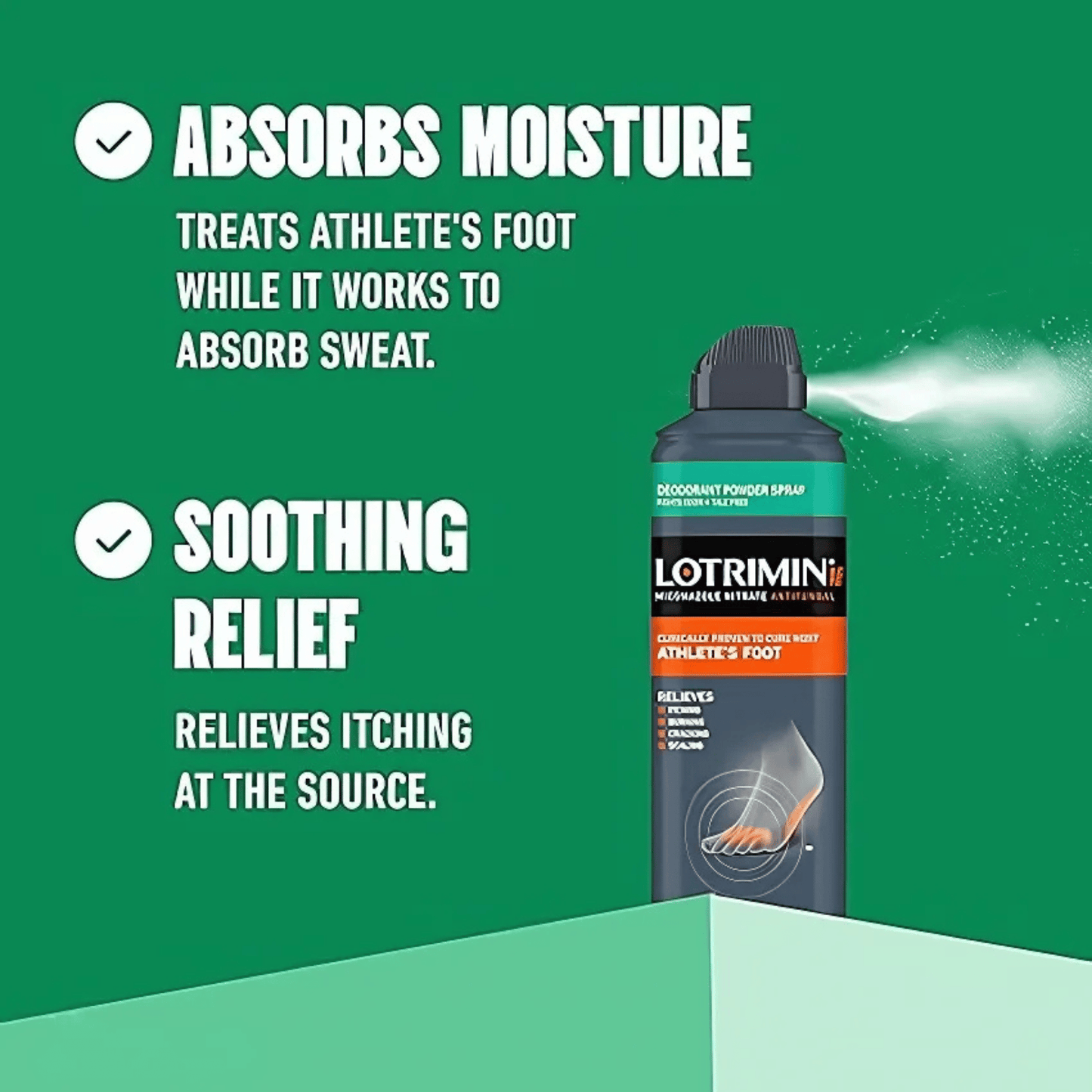 Lotrimin AF Athlete’s Foot Deodorant Powder Spray (133g)